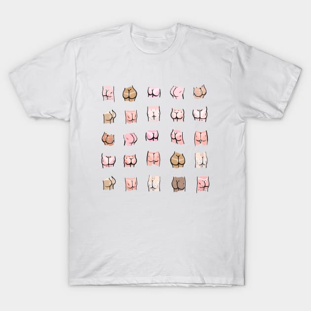 butts T-Shirt by Francisco1